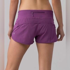 Lululemon Speed Short 4-Way Stretch 2.5” Running Shorts Dark Mystic 6